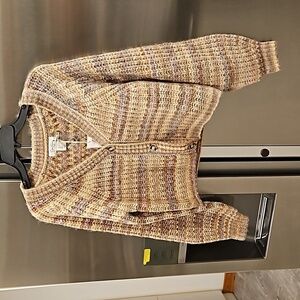 💕JESSICA SIMPSON💕 Wool Bend Cropped Three Button Cardigan~ Medium NWT